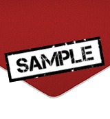 *Sample* Stratford Red VST-510 Vinyl